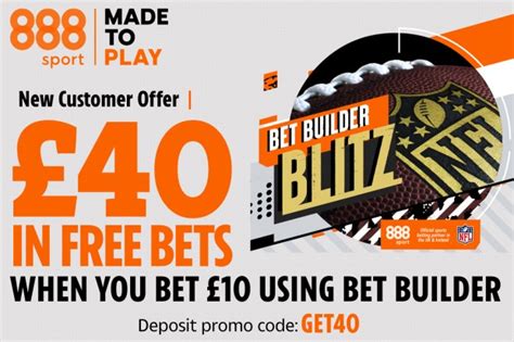 888sport bet £10 get £40 in free bets (bet builder offer).